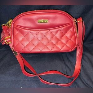 Joy Mangano & Iman Quilted Leather Crossbody